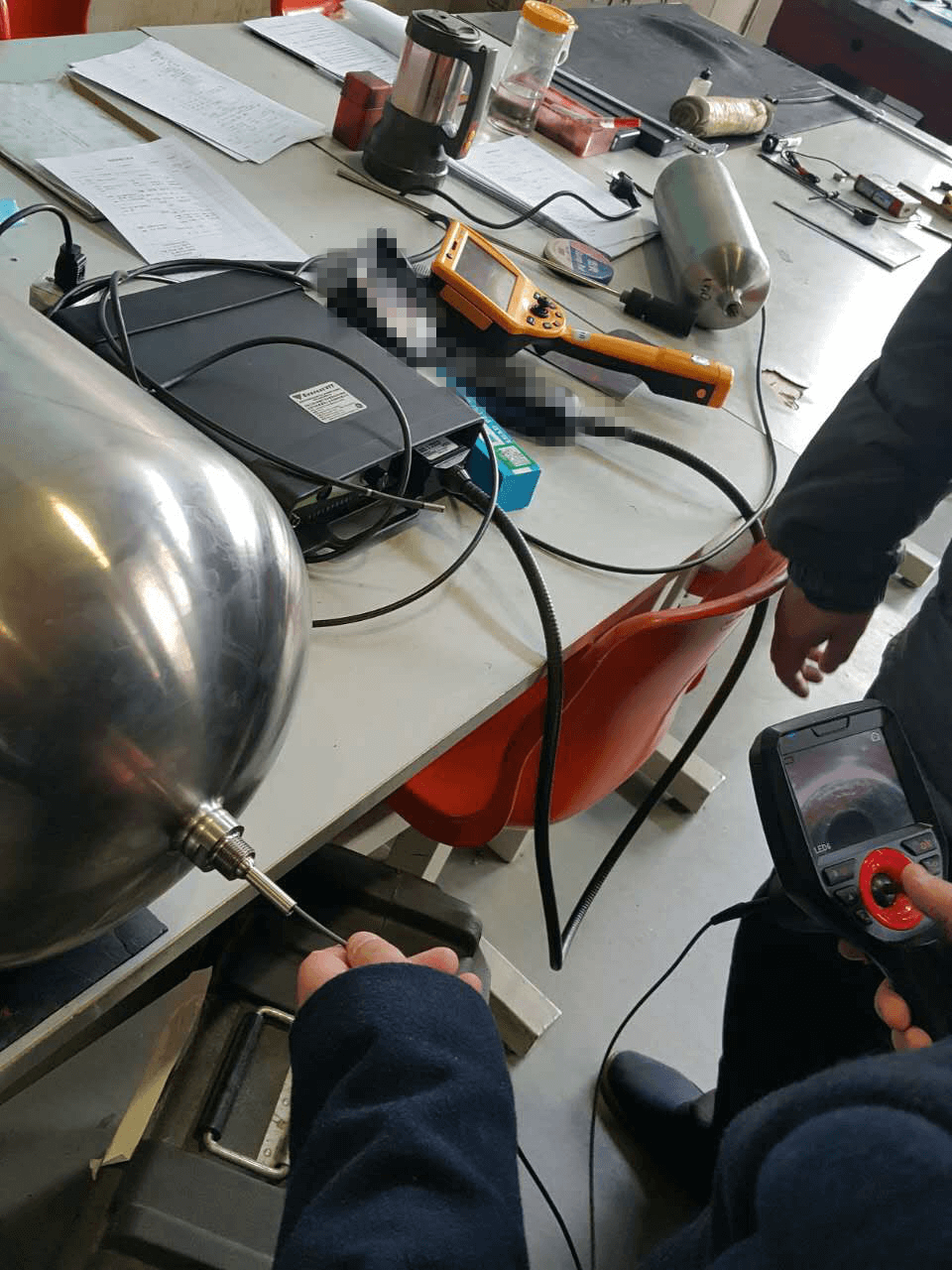 古安泰工業內窺鏡應用于工業容器、氣瓶、壓力容器的應用