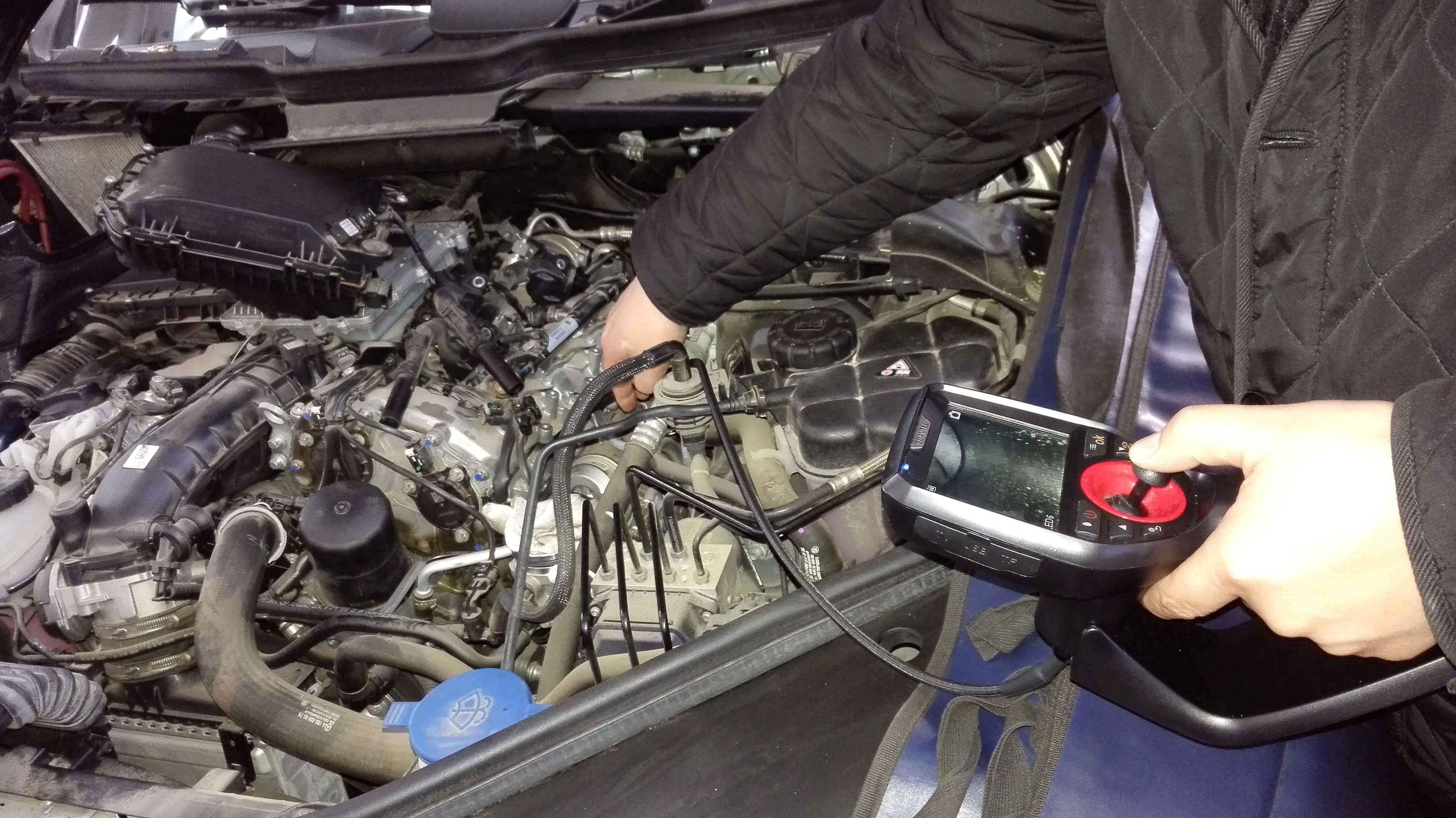 汽車內窺鏡檢測汽車發動機